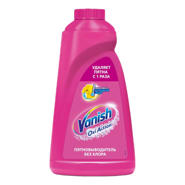 Пятновыводитель 1000 мл "Vanish" Oxi Action, Красный