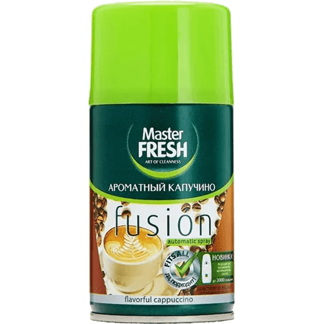 Освежитель воздуха 250 мл "Master FRESH GOLD" сменный баллон, Ароматный Капучино 