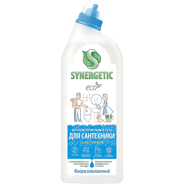 Средство для мытья сантехники 700 мл SYNERGETIC Сила океана