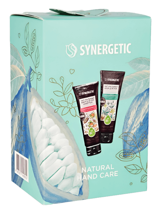 Подарочный набор Крем для рук 75 мл + крем для рук 75 мл SYNERGETIC natural hand care