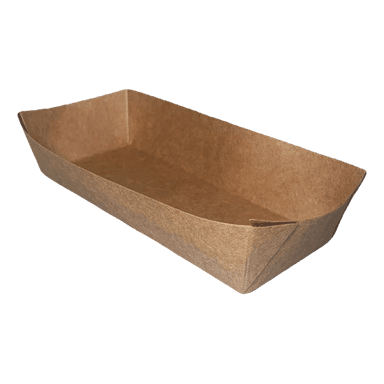 Упаковка/лоток бумажная для хот-догов, фри 165*70*40 мм ECO HD "Pure Kraft"