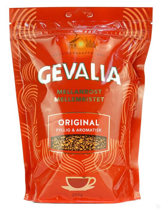 Кофе растворимый 200 гр "Gevalia" м/у