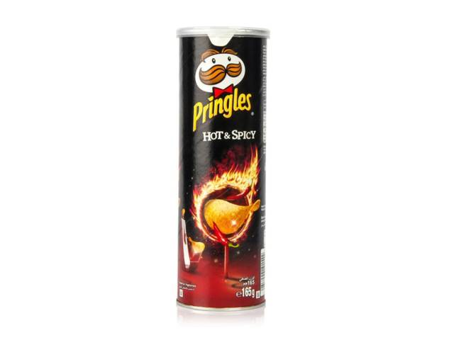 Чипсы "Pringles" 165г, С острым и пряным вкусом