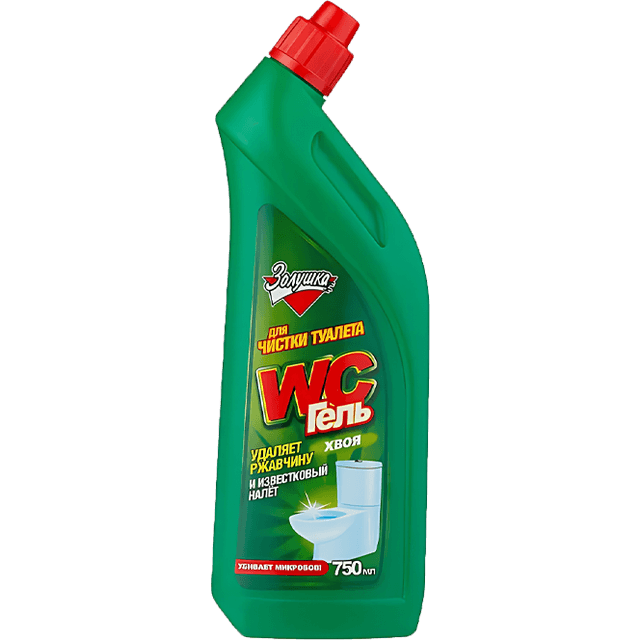 Гель для чистки унитаза 500 мл "Золушка WC гель", Хвоя 