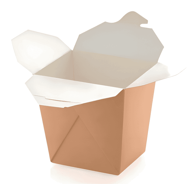 Коробка ВОК для лапши 460 мл КРАФТ, OSQ NOODLES M