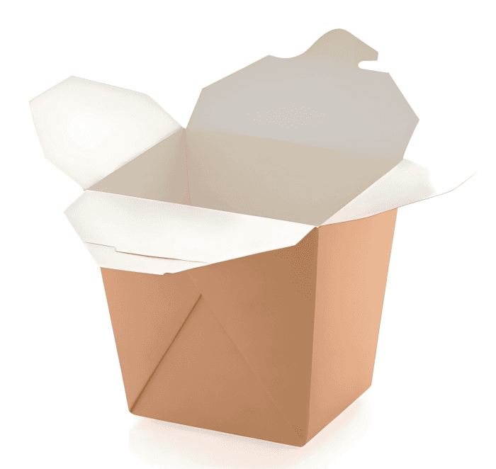 Коробка ВОК для лапши 460 мл КРАФТ, OSQ NOODLES M