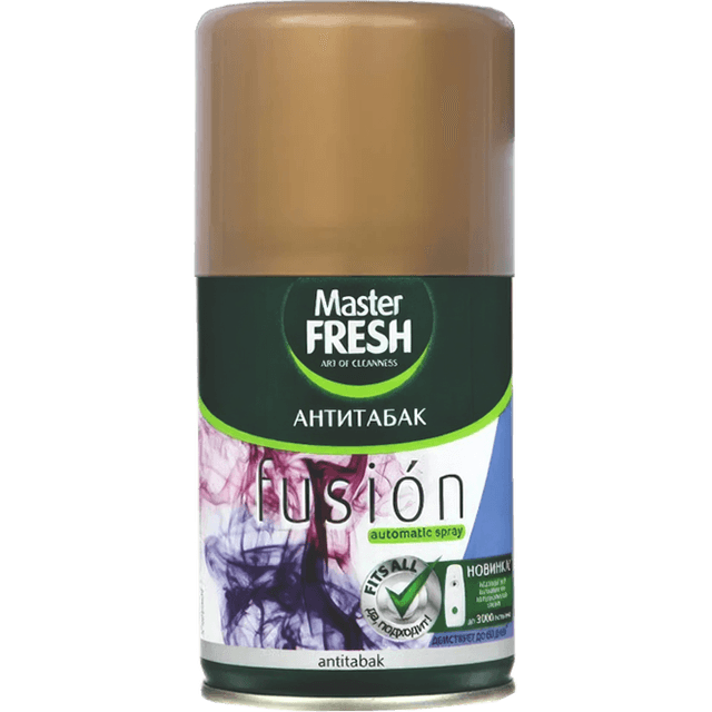 Освежитель воздуха 250 мл "Master FRESH GOLD" сменный баллон, АнтиТабак