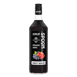 Сироп "Spoom" бутылка 1 литр, Лесные ягоды / FOREST BERRIES