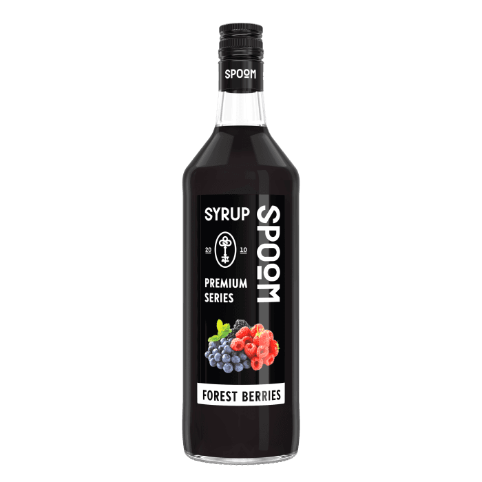 Сироп "Spoom" бутылка 1 литр, Лесные ягоды / FOREST BERRIES