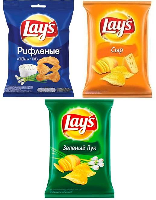 Чипсы "LAYS" 50 г ассортимент, Микс (бекон-4,краб-5,сметана/зелень-5,сыр-4,сметана/лук-5,зелен лук-5)