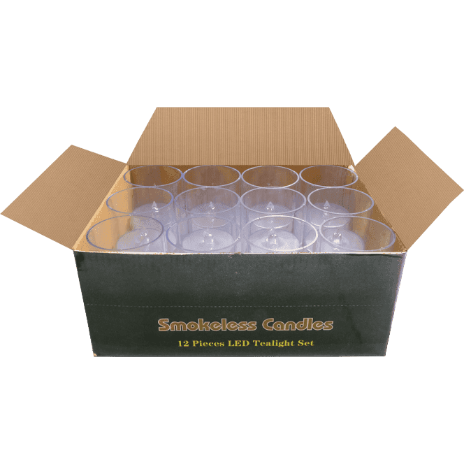 Свечи пластиковые НГ, с рисунком, на батарейках 11,5 см