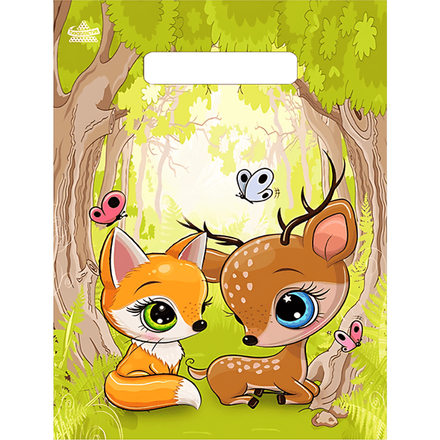 Пакет 20*30 см "Волшебный лес" миники Тико