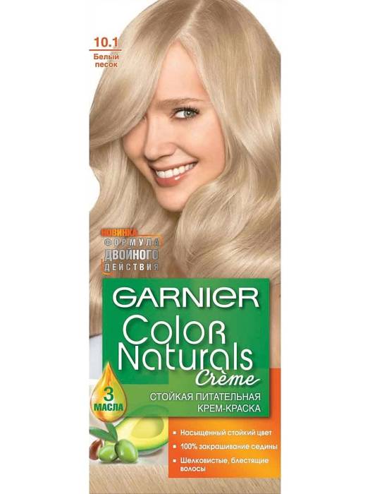 Крем-краска для волос "Garnier" Color Naturals, 10.1 Белый песок