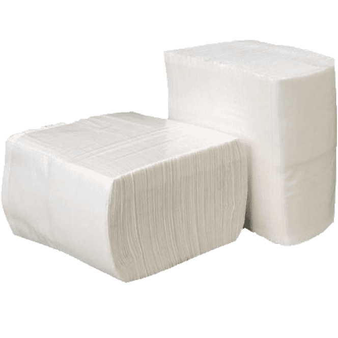 Салфетка бумажная 1/однослойная "Мини-Сервис" БЕЛАЯ для диспенсера (200 лист.пач)