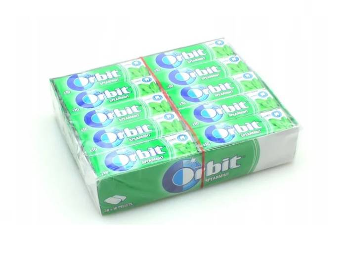 Жевательная Резинка "Orbit" (30 шт.упак), Spearmint