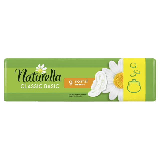 Прокладки "Naturella" Classic Basic Normal 4 капли ароматизат (9 шт.упак)