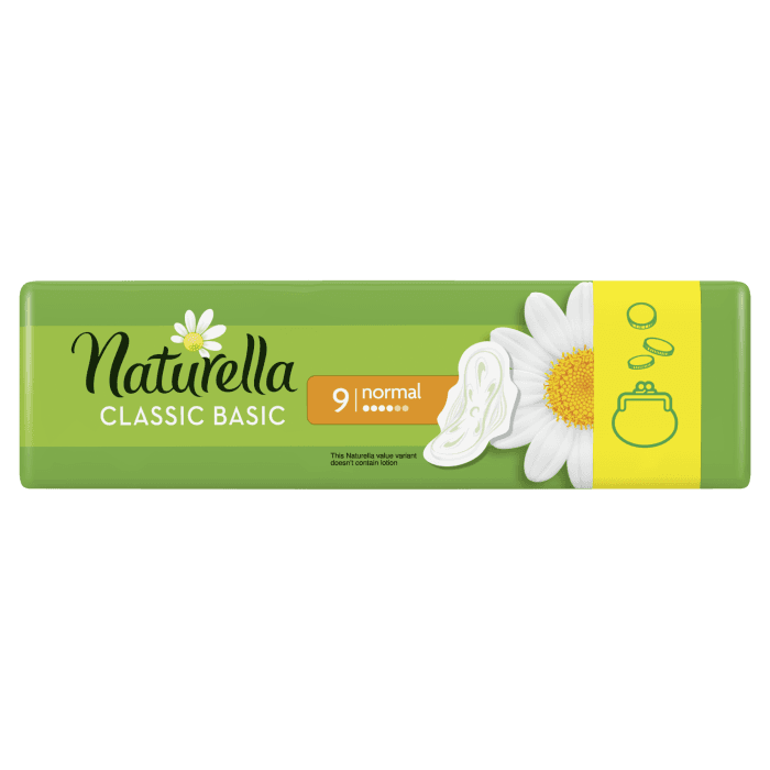 Прокладки "Naturella" Classic Basic Normal 4 капли ароматизат (9 шт.упак)