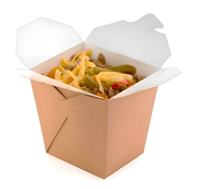 Коробка ВОК для лапши 460 мл КРАФТ, OSQ NOODLES M
