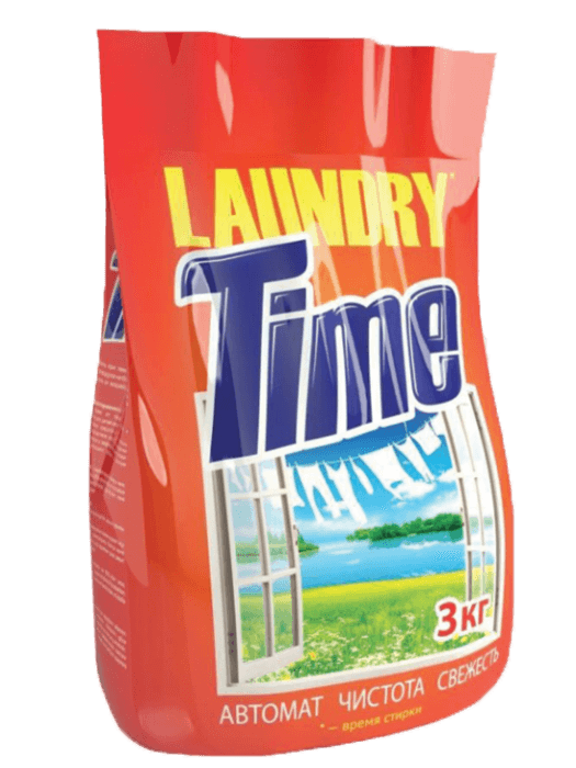 Стиральный порошок 3 кг "LAUNDRY TIME" автомат