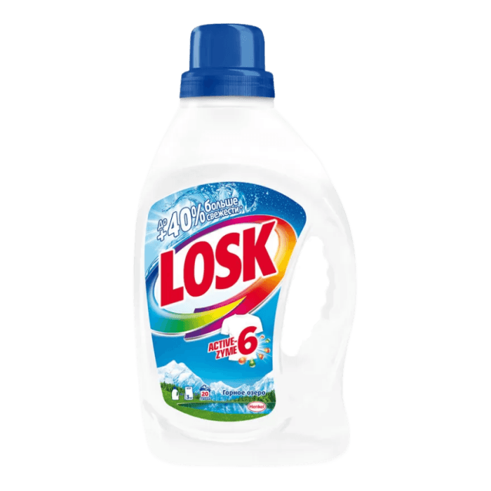 Гель для стирки белья 1,3 л "LOSK", Горное озеро