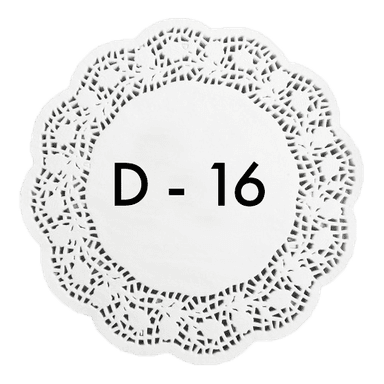 Ажурные салфетки D-16 см (250 шт.упак)