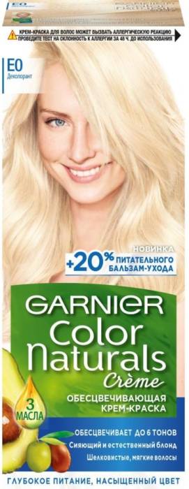 Крем-краска для волос "Garnier" Color Naturals, E0 Деколорант