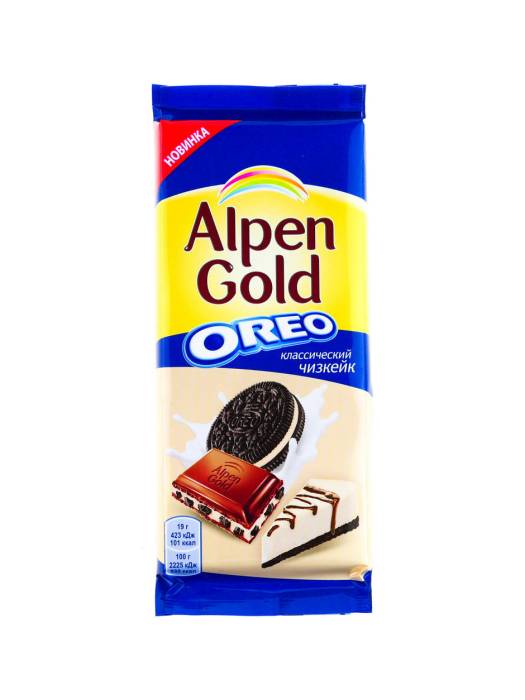 Шоколад "Alpen Gold" 85г, Орео-чизкейк