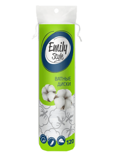 Ватные диски "Emily Style" (120 шт.упак)