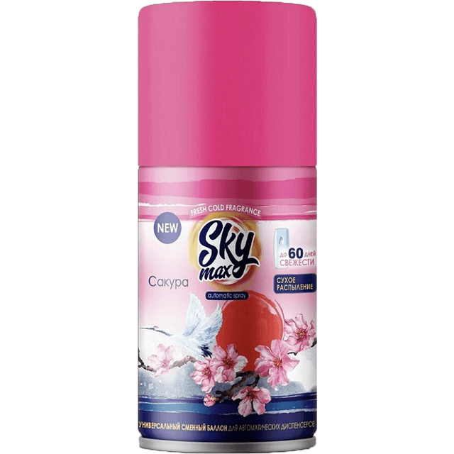 Освежитель воздуха/сменный баллон 250 мл "Sky Max", Сакура