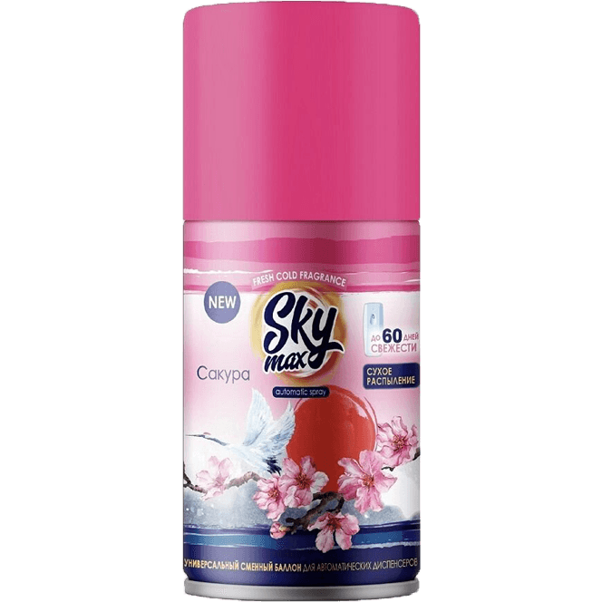 Освежитель воздуха/сменный баллон 250 мл "Sky Max", Сакура