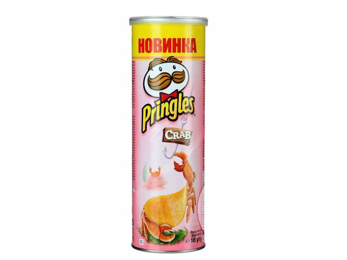 Чипсы "Pringles" 165г, Краб