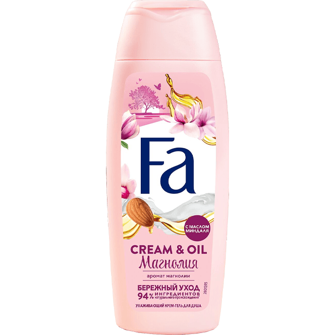 Крем-гель для душа 250 мл Fa, Магнолия/Cream&Oil