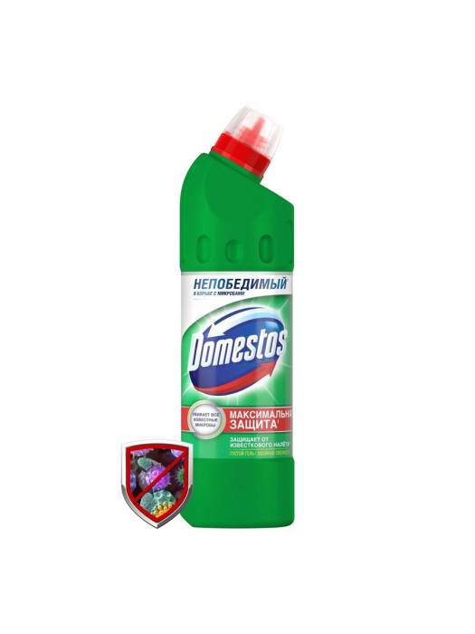 Чистящее средство 500 мл "Domestos", Хвойная свежесть Зеленый