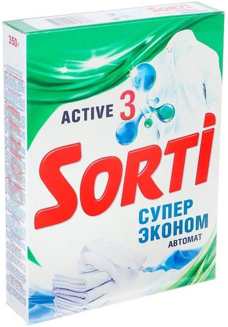 Стиральный порошок 350 г "Sorti" автомат, Супер эконом