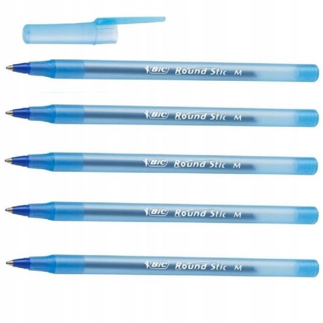 Ручка шариковая синяя BIC Round Stic