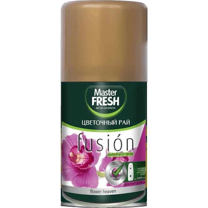 Освежитель воздуха 250 мл "Master FRESH GOLD" сменный баллон, Цветочный рай