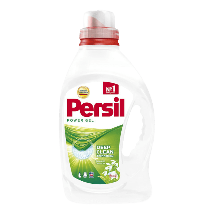 Гель для стирки белья 1,3 л "Persil", 20 стирок, Весенняя свежесть