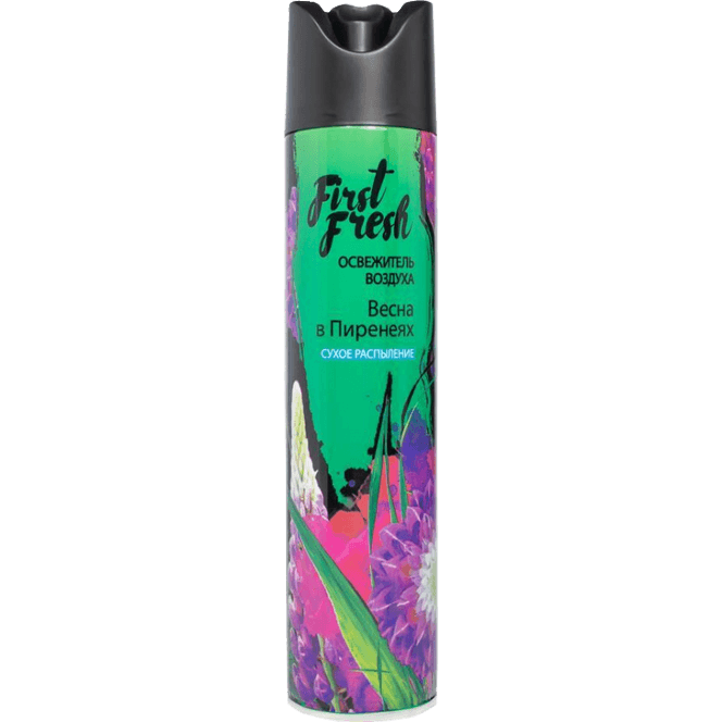 Освежитель воздуха 300 мл "First Fresh", Весна в пирениях (Сухое распыление)
