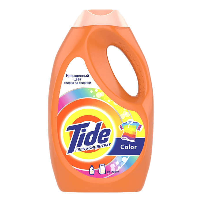 Гель для стирки белья 1,235 л "Tide", Колор