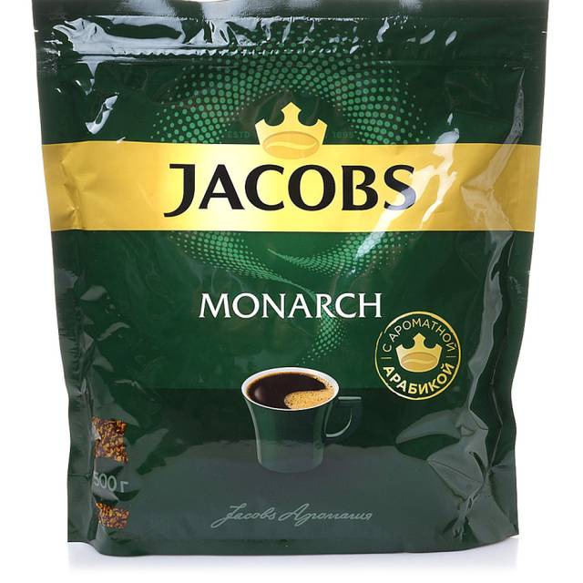 Кофе растворимый 500 гр "Jacobs" Monarch м/у