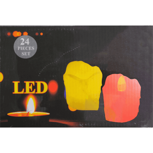 Свеча пластиковая H-4 см на батарейках