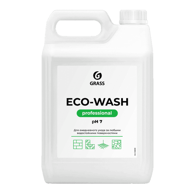Универсальное низкопенное моющее средство 5 л Eco-Wash GRASS