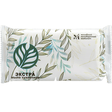 Мыло кусковое 100 гр туалетное "Экстра" в цвет. оберт. флоупак марки Экстра ММК