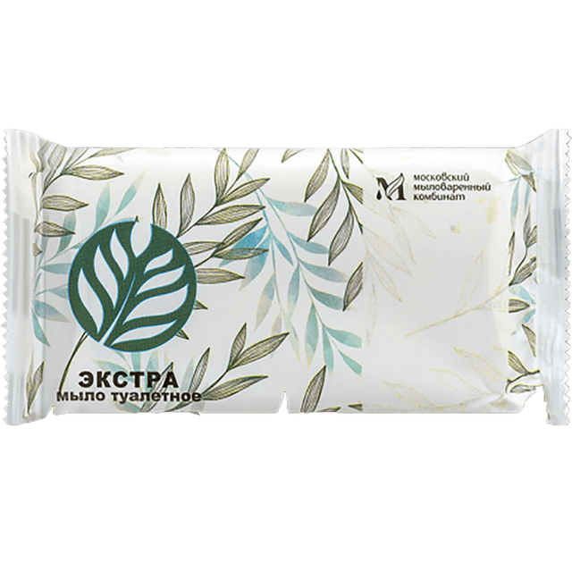 Мыло кусковое 100 гр туалетное "Экстра" в цвет. оберт. флоупак марки Экстра ММК