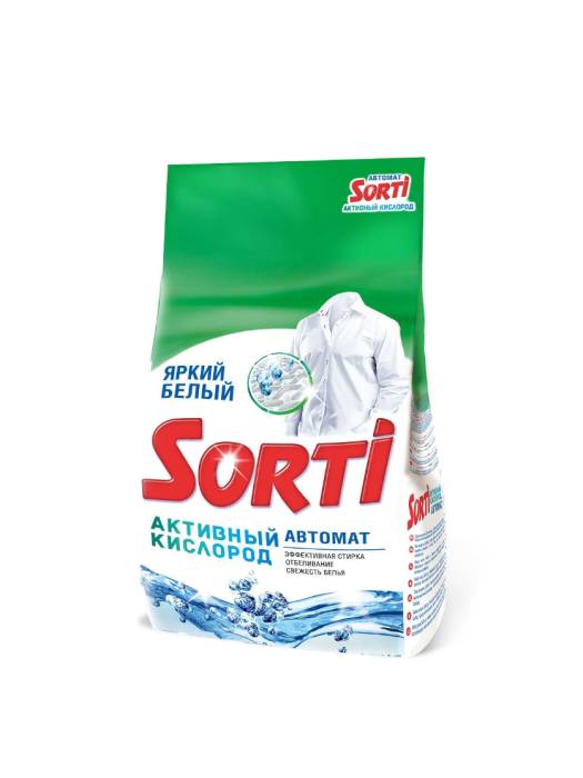 Стиральный порошок 6 кг "Sorti" автомат, Активный кислород