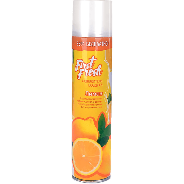 Освежитель воздуха 300 мл "First Fresh", Лимон