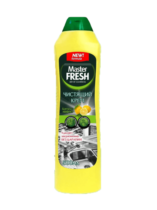 Чистящий крем 500 мл "Master FRESH", Аромат лимона