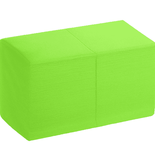 Салфетка бумажная Биг Пак ПАСТЕЛЬ 24*24 (400 лист.пач), Салатовый