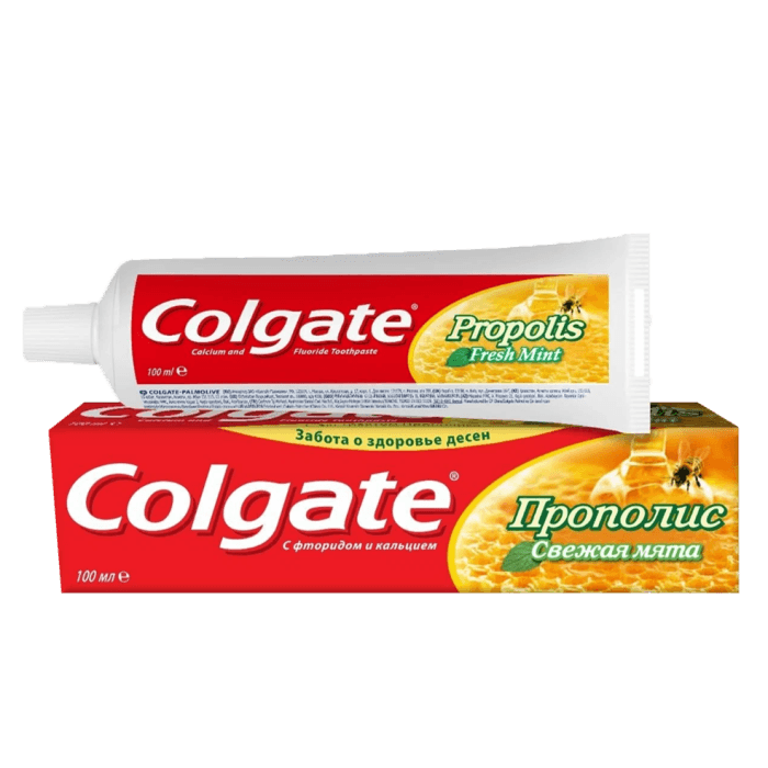 Зубная паста 100 мл/146 гр "Colgate", Прополис Свежая мята