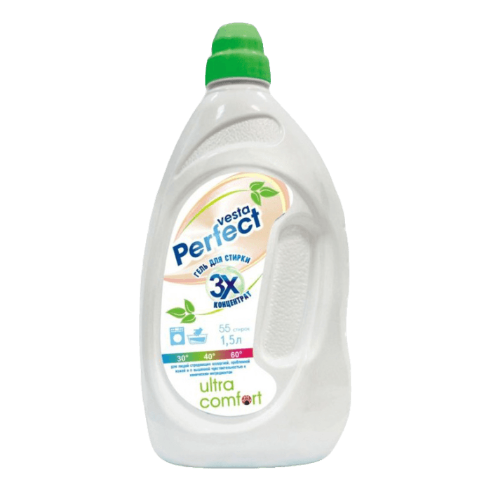 Гель для стирки белья 1,5 л "Vesta" Perfect, Ультра Комфорт